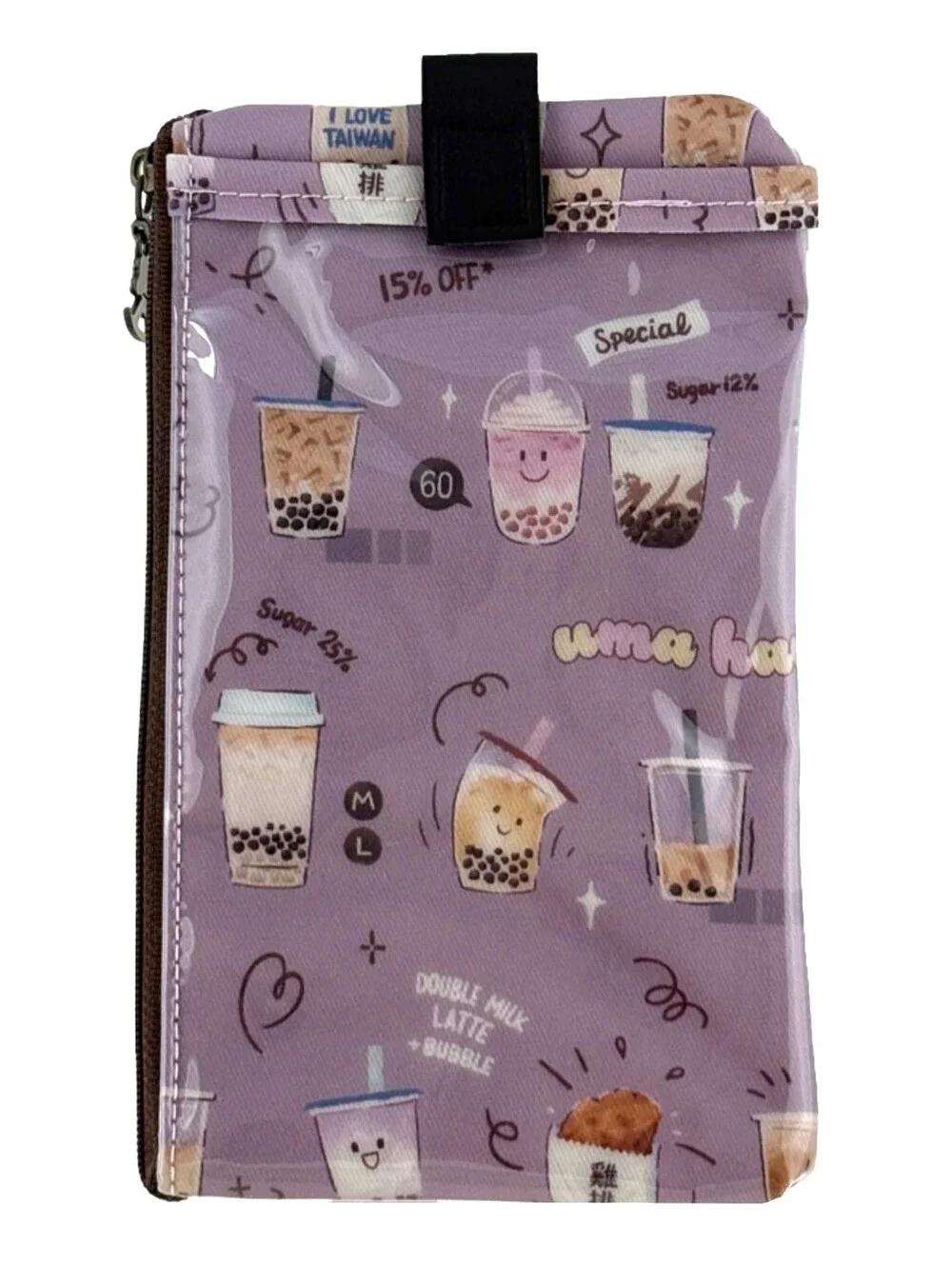 Waterproof Boba Phone Case Pouch W/ Neck Strap